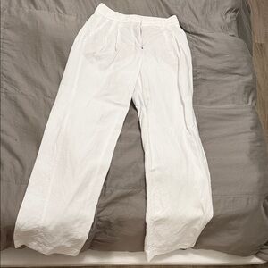 Aritzia effortless pants linen 4 tall